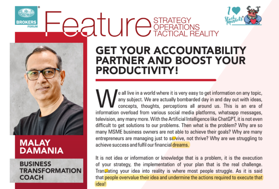 GET YOUR ACCOUNTABILITY PARTNER AND BOOST YOUR PRODUCTIVITY!